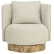 Fortis Santa Cruz Oatmeal Swivel Lounge Chair